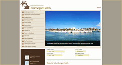 Desktop Screenshot of lembongan-hotels.com