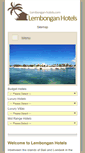 Mobile Screenshot of lembongan-hotels.com